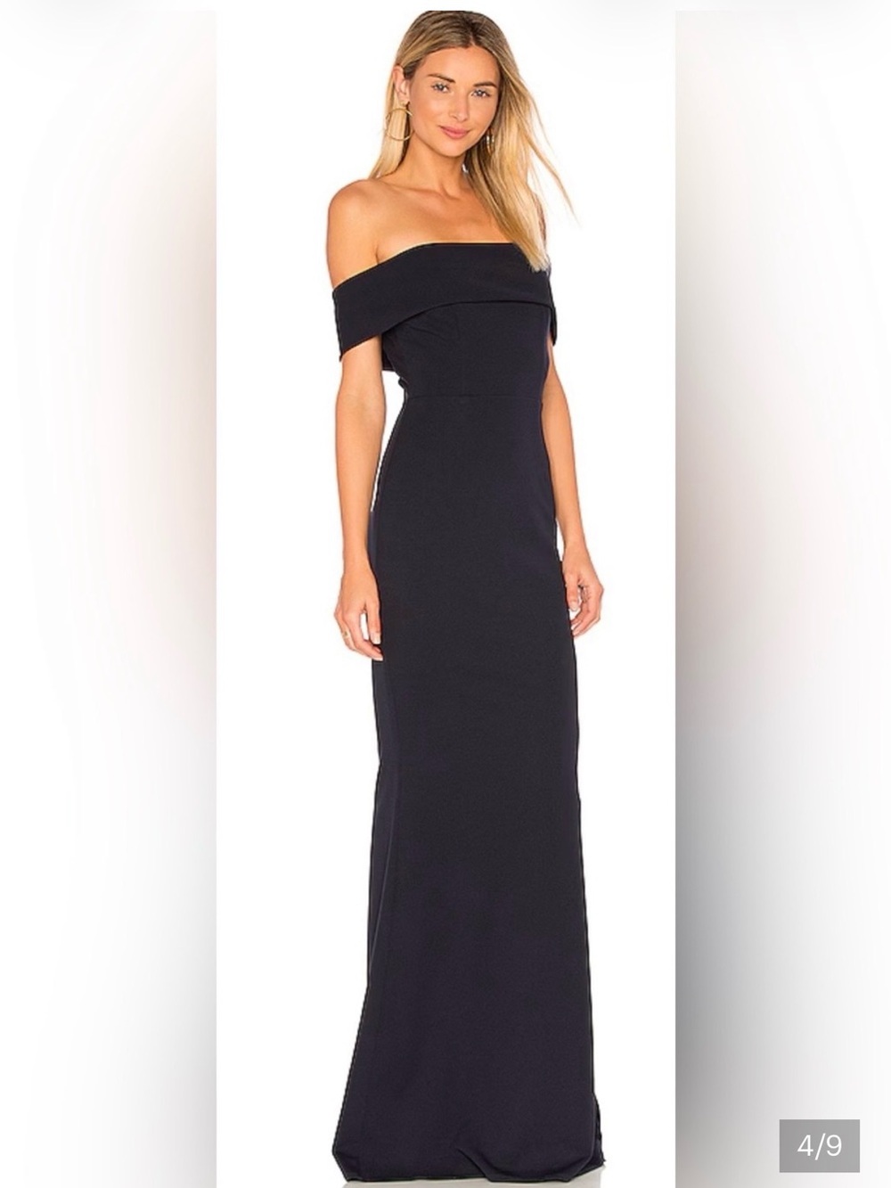 Katie May One-Shoulder Black Evening Gown